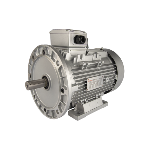 Silnik elektryczny 3-fazowy 400V IE3 typu B35 G100L moc: 3kW obroty: 1450 obr/min wałek: 28mm z kołnierzem do mocowania łącznika dzwonowego