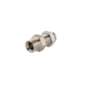 Przyłącze hydrauliczne grodziowe BSP 3/8" - M18x1.5 z przeciwnakrętką kontrującą