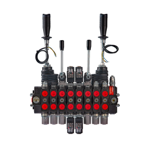 Rozdzielacz hydrauliczny 8 sekcyjny do maszyn leśnych SD8 J2P.D.C.C.D.J2P - ZAW: 1,2,8