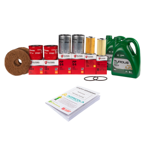 Zestaw filtrów do ciągnika Ursus U902/904 U1002/1004 Filtry oleju + filtry paliwa +  wkład filtra powietrza + olej silnikowy TURDUS 15W40 10L + książka serwisowa