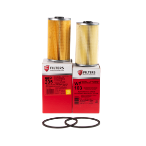 Zestaw filtrów paliwowych do ciągnika Ursus U902/904 U1002/1004 Filtr paliwa WP103 +  filtr paliwa WP205