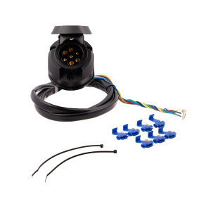 Wiązka elektryczna haka holowniczego gniazdo 7 pinowe + przewód 1.5m