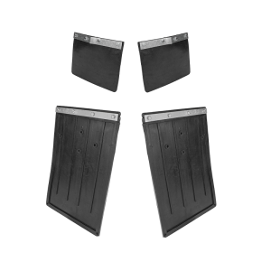 Komplet zestaw chlapaczy z okuciem Ursus C-330 C-360 przedni 200x148 mm tylni 415x285 mm