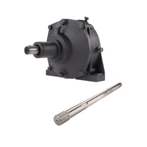 Przekładnia rozsiewacza nawozów RCW-5 w zestawie wał główny napędowy przekładni