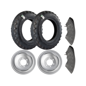 Zestaw kompletnych kół przednich opona felga dętka Ursus C-330 C-360 MF3 T-25 6.00x16