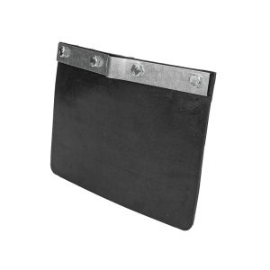 Chlapacz gumowy przedni fartuch osłona przeciwbłotna na przód błotnika z okuciem Ursus C-330 C-360 200x148 mm