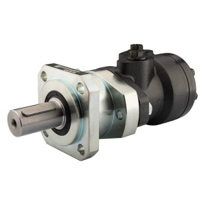 Silnik hydrauliczny BMR 36 z wałkiem 25mm chłonność: 36cm3/obr obroty: 1110obr/min w zestawie z przystawką silnika BMR wałek 32mm z łożyskiem