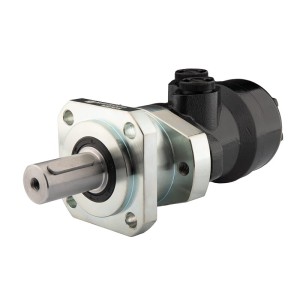 Silnik hydrauliczny BMR 100 z wałkiem 25mm chłonność: 100cm3/obr obroty: 600obr/min w zestawie z przystawką silnika BMR wałek 32mm z łożyskiem