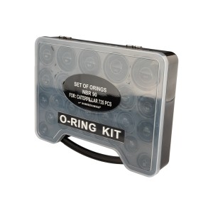 Zestaw oringów NBR 90 kompatybilne z caterpillar 735 szt.