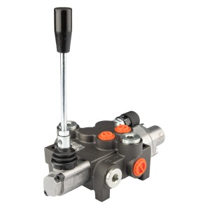 Rozdzielacz hydrauliczny 1 sekcyjny P40l/min z regulatorem przepływu sekcja z zatrzaskiem
