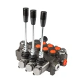 Rozdzielacz hydrauliczny 3 sekcyjny 40L z regulatorem przepływu Badestnost