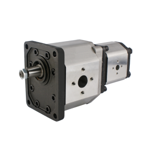 Pompa hydrauliczna zębata prawa 2-sekcyjna grupy 3 objętość: 39/12 cm3/obr wydajność (1500obr): 58/18 L/min