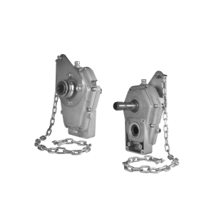 Przekładnia multiplikator przystawka do pomp grupy 2 i 3 przełożenie: 1:3.8 moc: 20kW wyposażona w gniazdo WOM z zatrzaskiem oraz wałek WOM w zestawie ze wspornikiem WK