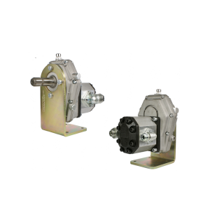 Multiplikator przystawka z pompą zębatą wydajność do 80L/min. W zestawie ze wspornikiem mocującym do podstawy.