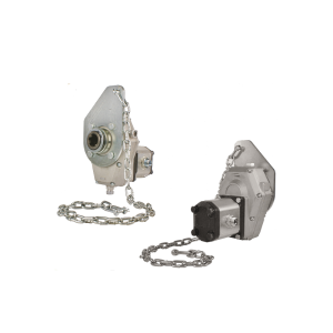 Multiplikator przystawka mały "MINI" z pompą zębatą wydajność do 53L/min. W zestawie z kołnierzem zabezpieczającym przed obracaniem.