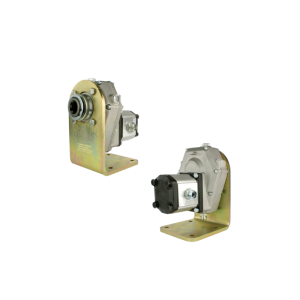 Multiplikator przystawka mały "MINI" z pompą zębatą wydajność do 53L/min. W zestawie ze wspornikiem mocującym do podstawy.