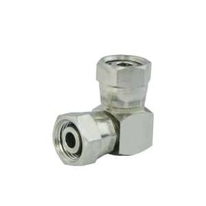 Złącze kolanko metryczne nastawne AA gwinty: M22x1.5 - M22x1.5 