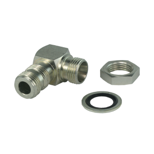 Przyłącze hydrauliczne kątowe typu: BB gwinty: M16x1.5 - M16x1.5 