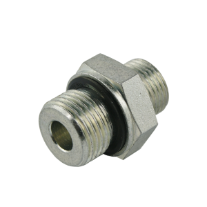 Przyłącze hydrauliczne proste typu: ED BB gwinty: BSP 1/4" - M22x1.5 z uszczelnieniem NBR