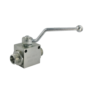 Zawór hydrauliczny ręczny kulowy 2-drogowy 2/2 typu zamknij/otwórz gwinty: M18x1.5 przepływ: 40L/min ciśnienie max: 500bar