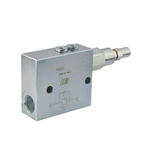 Zawór sekwencyjny VS2C ustalający kolejność pracy siłowników gwinty: 1/2" przepływ: 70L/min ciśnienie max: 180bar