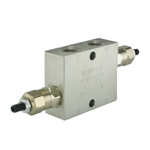 Zawór VAU przelewowy krzyżowy z regulacją gwinty: 3/8" przepływ: 45L/min ciśnienie: 50-250bar