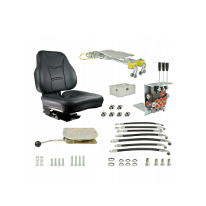 Zestaw do przeróbki i rozbudowy fabrycznej hydrauliki w ciągnikach ursus C-330 zestaw z nowym siedziskiem wyposażonym w obrotnicę