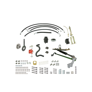 Wspomaganie kierownicy C-330 - siłownik montowany do osi okrągłej, napęd z rozrządu (sprężarka zostaje)