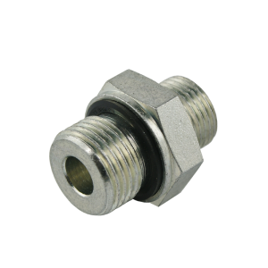 Przyłącze hydrauliczne proste typu: ED BB gwinty: BSP 3/4" - M30x1.5 z uszczelnieniem NBR