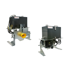 Agregat mobilny napędzany wałkiem wom z rozdzielaczem 2 sekcyjnym 80L ze zbiornikiem 45L o maksymalnej wydajności pompy 67L i chłodnicą oleju z wentylatorem