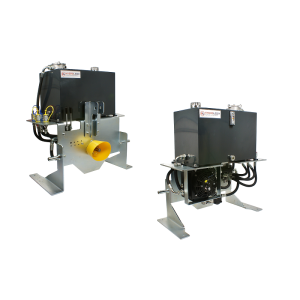 Agregat mobilny napędzany wałkiem wom z rozdzielaczem 2 sekcyjnym 40L ze zbiornikiem 100L o maksymalnej wydajności pompy 40L i chłodnicą oleju z wentylatorem