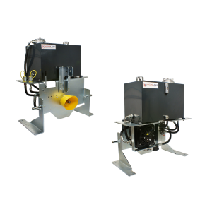 Agregat mobilny napędzany wałkiem wom z rozdzielaczem 1 sekcyjnym 80L ze zbiornikiem 100L o maksymalnej wydajności pompy 53L i chłodnicą oleju z wentylatorem