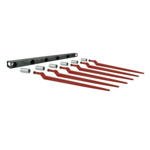 Belka do krokodyla dolna 1020mm w zestawie z tulejami i zębami dolnymi prostymi dł. 880mm