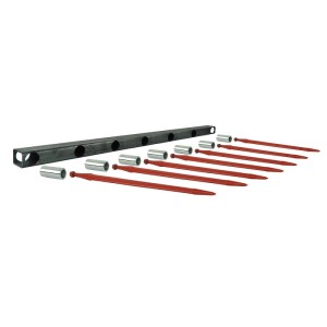 Belka do krokodyla dolna 1210mm w zestawie z tulejami i zębami dolnymi prostymi dł. 810mm