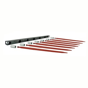 Belka do krokodyla dolna 1210mm w zestawie z tulejami i zębami dolnymi prostymi dł. 1100mm
