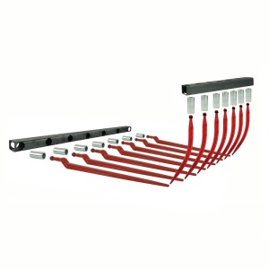Dwie belki dolna i górna 1210mm komplet do krokodyla w zestawie z tulejami do zębów górnych wygiętych dł. 680mm i dolnych prostych dł. 880mm