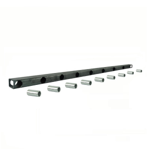 Belka do krokodyla dolna 1400mm w zestawie z tulejami do zębów dolnych prostych dł. 810mm