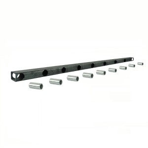 Belka do krokodyla dolna 1590mm w zestawie z tulejami do zębów dolnych prostych dł. 810mm
