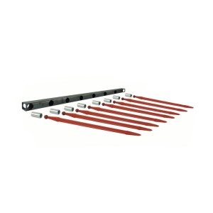 Belka do krokodyla dolna 1400mm w zestawie z tulejami i zębami dolnymi prostymi dł. 810mm