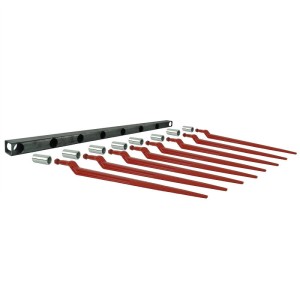 Belka do krokodyla dolna 1400mm w zestawie z tulejami i zębami dolnymi prostymi dł. 880mm