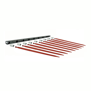 Belka do krokodyla dolna 1590mm w zestawie z tulejami i zębami dolnymi prostymi dł. 1100mm