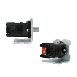 Silnik hydrauliczny SMS chłonność: 80cm3/obr obroty: 930obr/min z płytą kąt 90°  