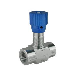 Zawór hydrauliczny dławiący w dwie strony VRFB 90 1" z precyzyjną regulacją. Przepływ: 110 l/min , ciśnienie max: 250 bar
