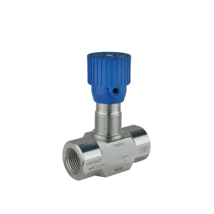 Zawór hydrauliczny dławiący w dwie strony VRFB 90 3/4" z precyzyjną regulacją. Przepływ: 80 l/min ciśnienie max: 280 bar