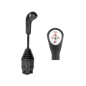 Wzmocniony joystick Indemar 6139 bez przycisku. Przystosowany do linek na widełki.