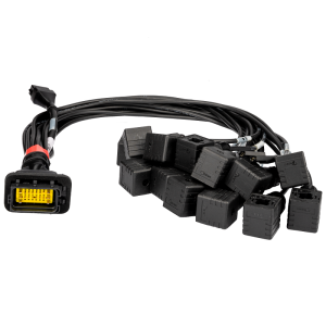 Wiązka kabli z dwunastoma wtyczkami łącząca panel i rozdzielacz