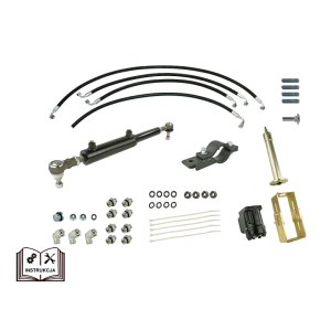 Wspomaganie kierownicy Zetor 5011 wersja uproszczona do ciągników wyposażonych w zbiornik i pompę wspomagania - orbitrol DANFOSS