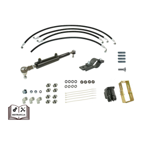 Wspomaganie kierownicy Zetor 5211 wersja uproszczona do ciągników wyposażonych w zbiornik i pompę wspomagania - orbitrol DANFOSS