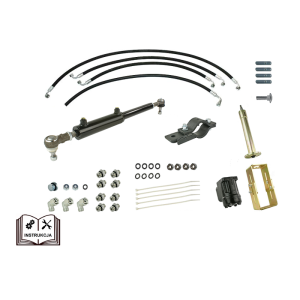 Wspomaganie kierownicy Zetor 7011 wersja uproszczona do ciągników wyposażonych w zbiornik i pompę wspomagania - orbitrol DANFOSS