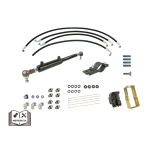 Wspomaganie kierownicy Zetor 7211 wersja uproszczona do ciągników wyposażonych w zbiornik i pompę wspomagania - orbitrol DANFOSS